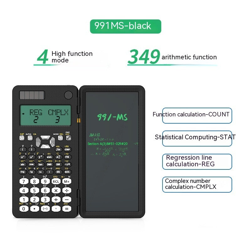 折りたたみ式科学計算機 手書きタブレット 学習機能計算機