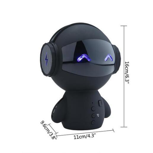 かわいいミニロボットスピーカー Bluetooth