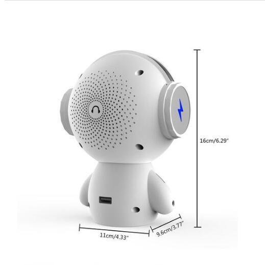 Cute Mini Robot Speaker Bluetooth 