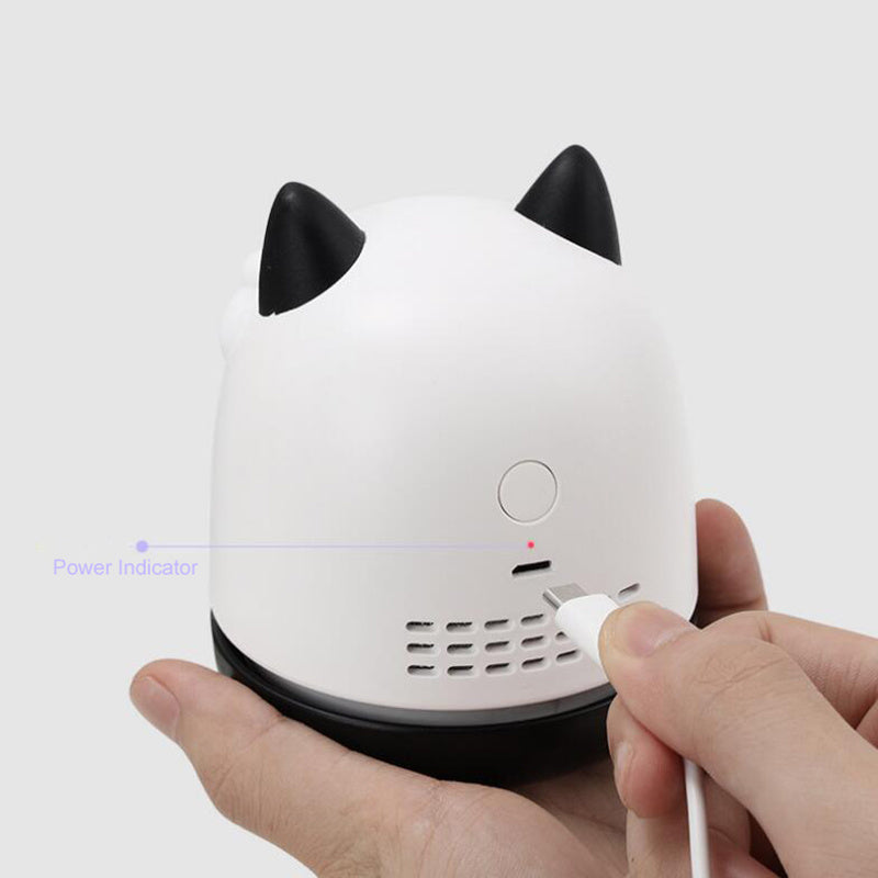 コンパクトで愛くるしい　ネコ型ミニ掃除機