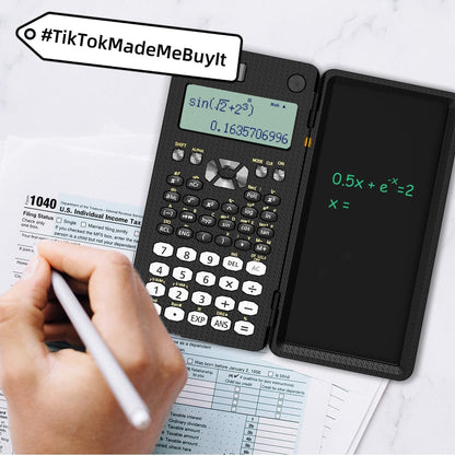 折りたたみ式科学計算機 手書きタブレット 学習機能計算機