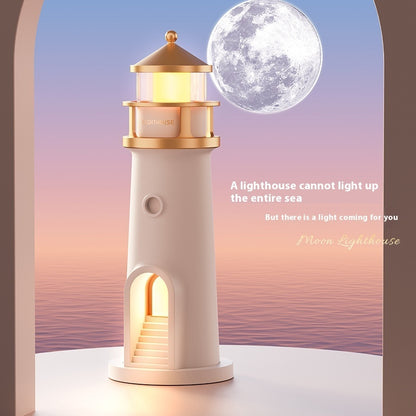 Lighthouse Night Light Moonlight Atmosphere Sleeping Light Creative Ornament