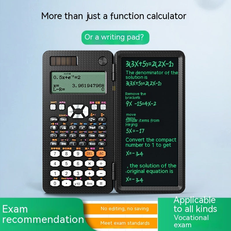 折りたたみ式科学計算機 手書きタブレット 学習機能計算機